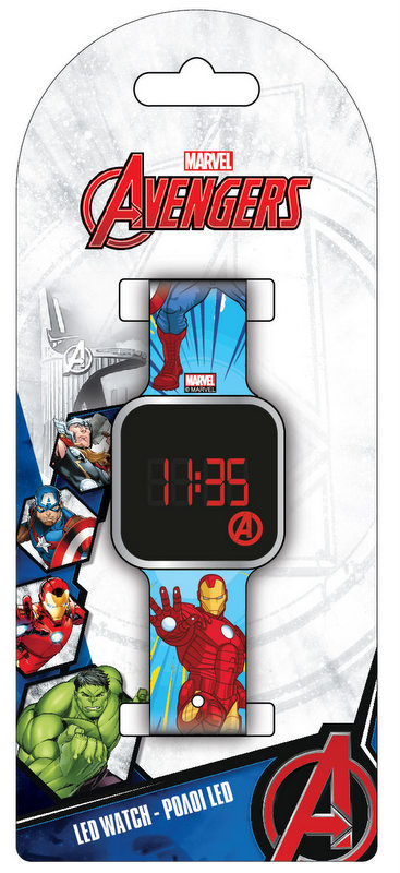 Часовник с LED Дисплей със Силиконова Каишка Отмъстителите, Avengers 2 Модела